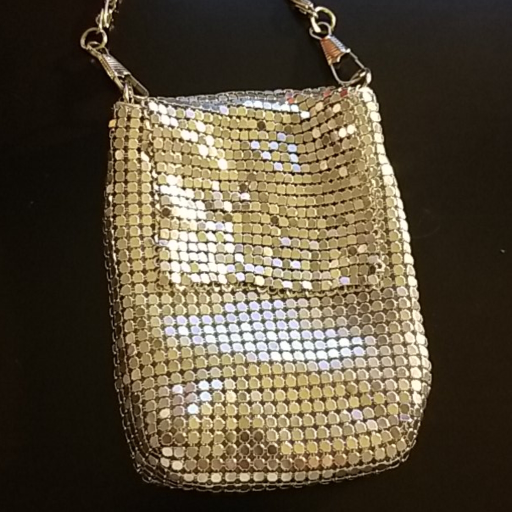 Silver Sequin Adorable Small Silver Bag